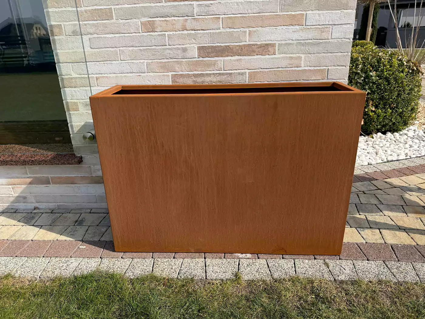 Donica ogrodowa Corten — realizacja TOKAR Katowice