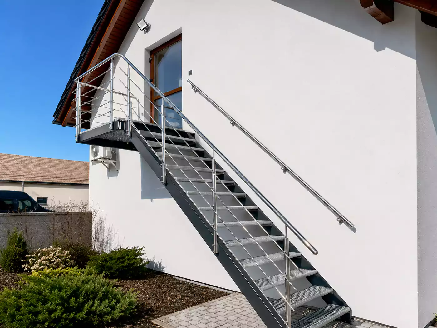 Schody metalowe — realizacja TOKAR Katowice